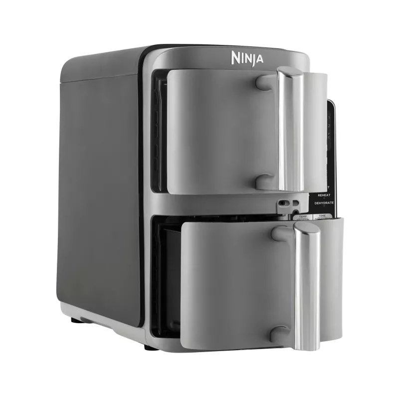 Ninja Double Stack XL oro gruzdintuvė 2 skyriai su temperatūros zondeliu SmartCook 9,5 L SL451EU