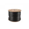 LANBERG kabelis tinklo Cat5e LCF5-21CU-0305-BK, F/UTP varis, 305 m, 24 AWG, PE apvalkalas, juodas