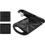 Sumuštinių keptuvė Cecotec Rock'nToast Family 3in1 | 1500 W | 3 plokštės | Juoda