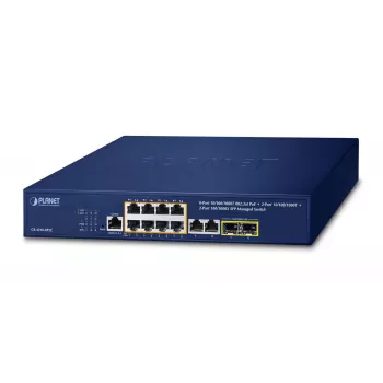 Valdomas jungiklis PLANET GS-4210-8P2C 8 prievadų L2/L4 Gigabit Ethernet PoE