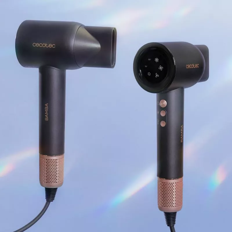 Cecotec Bamba IoniCare RockStar Nano IonTech plaukų džiovintuvas 1600 W, juodas