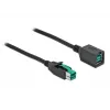 Maitinamas USB ilginimo kabelis DeLOCK 85980 12 V 1 m