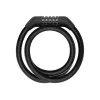 Kabelinė spyna Xiaomi BHR6751GL paspirtukui, 1,2 m, 1,2 cm, kodinė, juoda