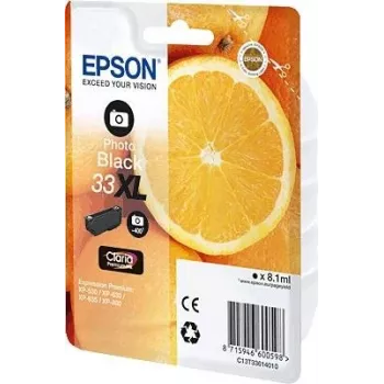 Epson Oranges C13T33614010 kasetė 1 vnt. Original Photo juoda