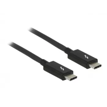 Thunderbolt kabelis DeLOCK 84845 1 m 20 Gbit/s Juodas