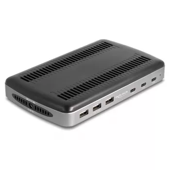 DeLOCK USB įkrovimo stotelė 3× USB Type-C PD 3× USB Type-A 112 W