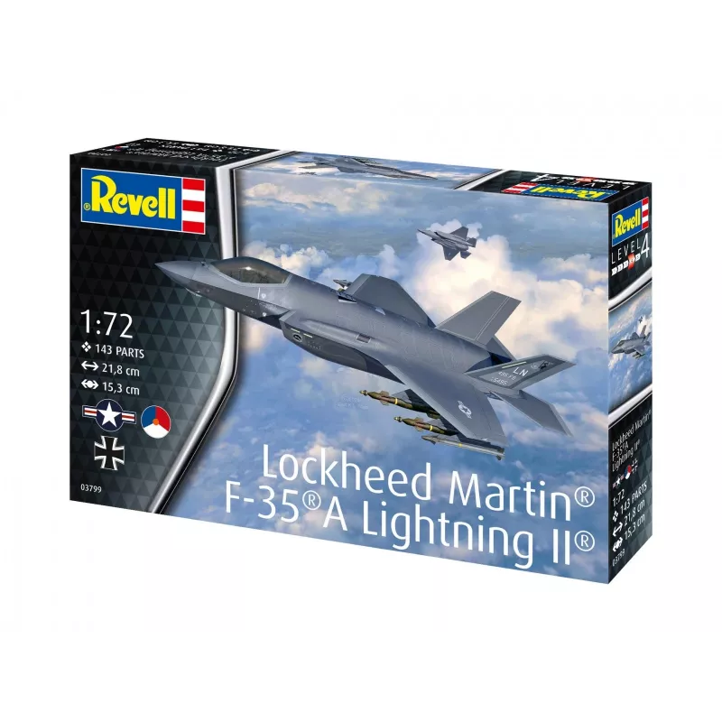 Plastikinis modelis Lockheed Martin F-35A Lightning II 1/72