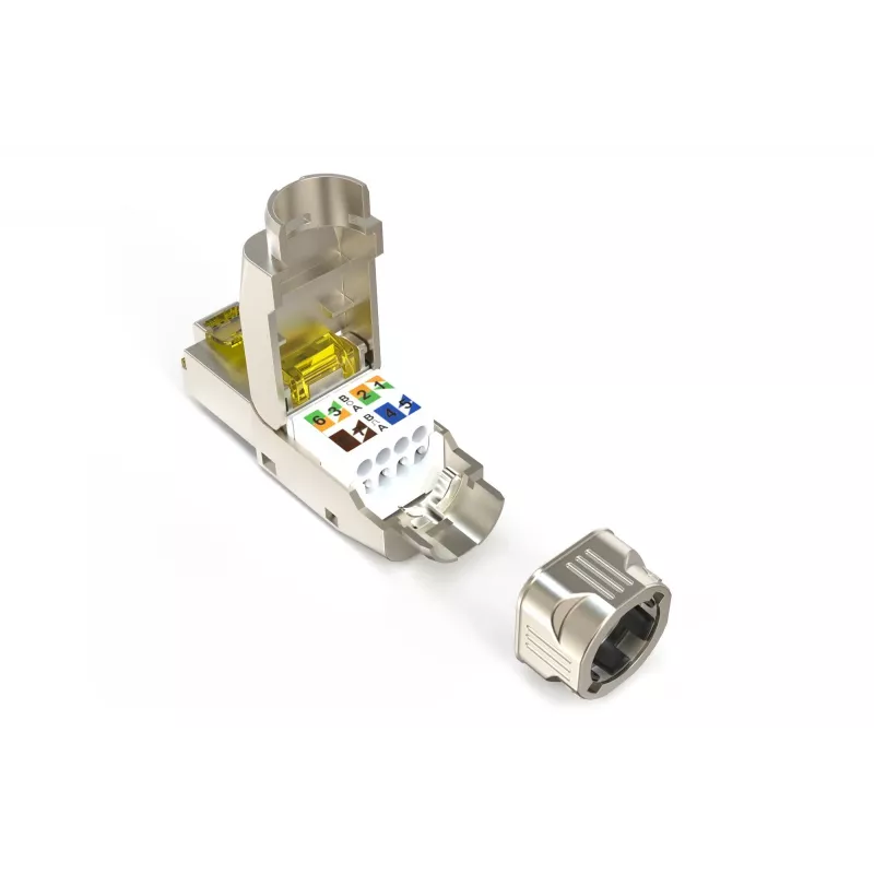 DIGITUS CAT 6A lauko jungtis DN-93638 AWG 22–27, palaiko 4PPoE