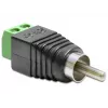 RCA adapteris į gnybtų bloką DeLOCK 65417 Juoda Žalia Sidabrinė