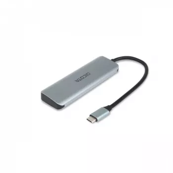 USB-C šakotuvas DICOTA D32061 10000 Mbit/s sidabrinis