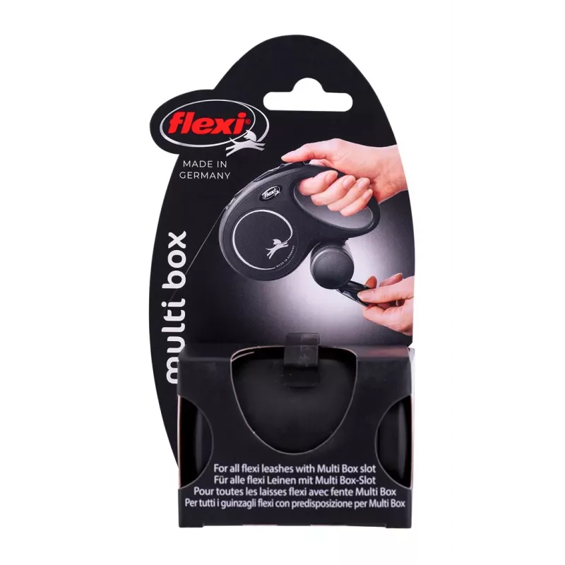 Flexi Multi Box Black Universal – universalus ėdalo/vandens indas šunims