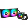 Thermaltake LA240 ARGB skysčio aušinimo rinkinys pagrindinei plokštei 12 cm Juoda 1 vnt.