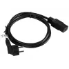 Maitinimo laidas CEE 7/7 - IEC 320 C19 16A VDE 1,8 m juodas
