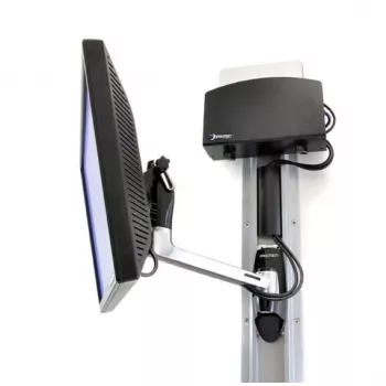 Ergotron LX HD sieninis laikiklis su pasukama ranka - TV laikiklis (palenkimas ir pasukimas) - Aliuminis - Ekrano dydis: iki 106,7 cm (42 inch) - tvirtinimo komplektas