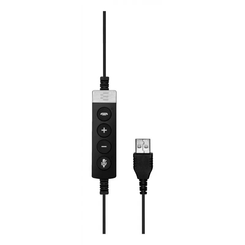 EPOS IMPACT SC 230 USB MS II Mono ausinių komplektas su USB-A jungtimi, linijos valdymu, sertifikuotas Microsoft (1000578)