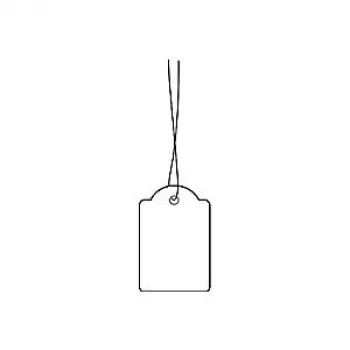 Kabinamos etiketės HERMA 6925 25x38 mm su baltu siūlu