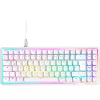 Gaming klaviatūra NZXT KB-101NW-DE Function Elite MiniTKL, balta