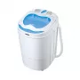 Skalbimo mašina su viršutiniu pakrovimu Mesko MS 8053 – 3 kg talpa, 360×370×530 mm, mėlyna/balta