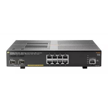 Hewlett Packard Enterprise HPE Aruba 2930F 8G PoE+ 2SFP+ valdomas jungiklis (switch), 8 prievadai PoE+, 2 SFP+