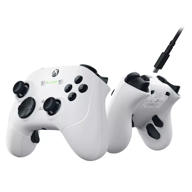 Žaidimų pultas Razer Wolverine V3 Pro baltas USB Analoginis PC Xbox Series S X
