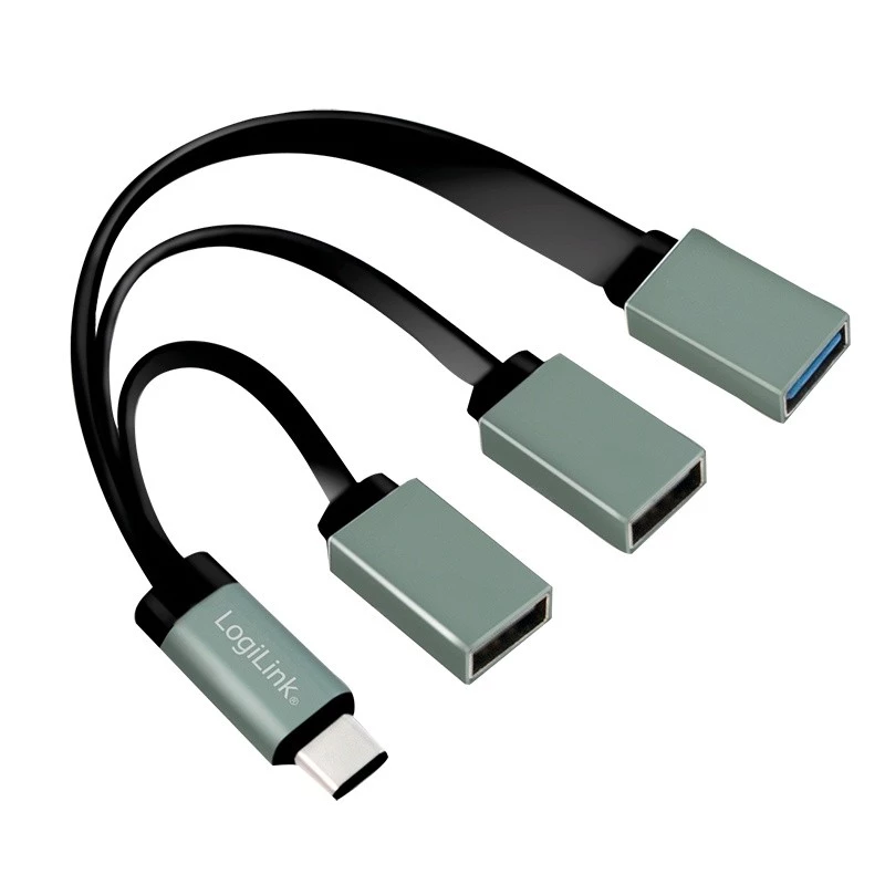 USB-C 3.1 3 prievadų USB šakotuvas