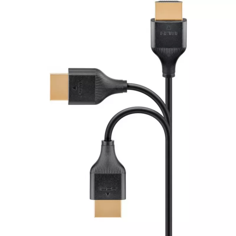 HDMI kabelis WENTRONIC Slim 75295 — 4K 60Hz, plonas dizainas