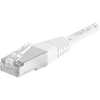 Tinklo kabelis Dexlan 858368 15m Cat6a S/FTP Baltas