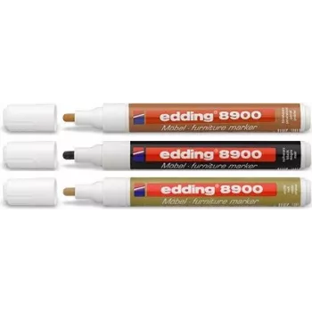 Markeris Edding 8900 pluoštiniu antgaliu Ruda 1 vnt