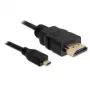 HDMI kabelis DeLOCK 2m Type A į Type D juodas