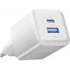 Vention 30W – įkroviklis su GaN technologija, 1x USB-A, 1x USB-C (baltas)