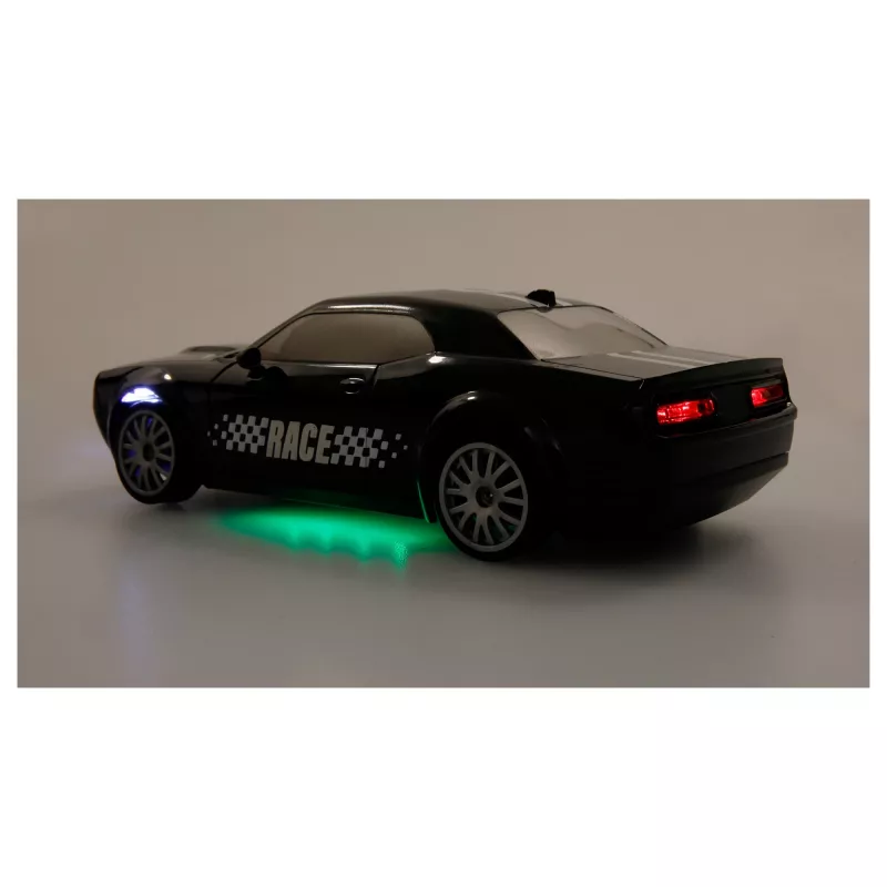 Amewi Drift Car 21110 4WD 1:20 RTR Juodas – radijo bangomis valdomas dreifinis automobilis, 4 ratų pavara, 1:20 mastelis