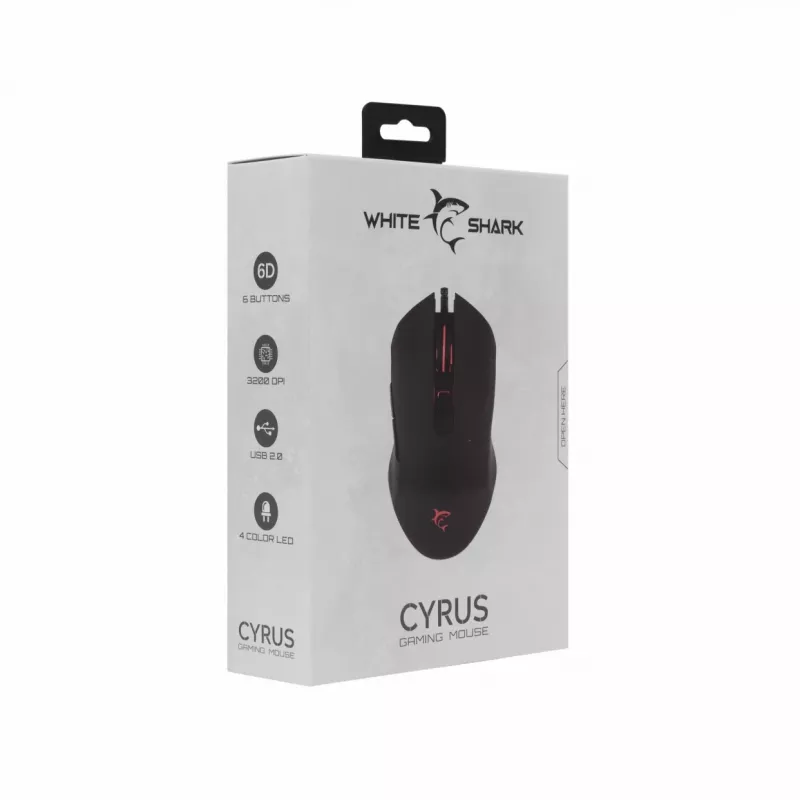 White Shark Cyrus Pelihiiri 6B LED 320