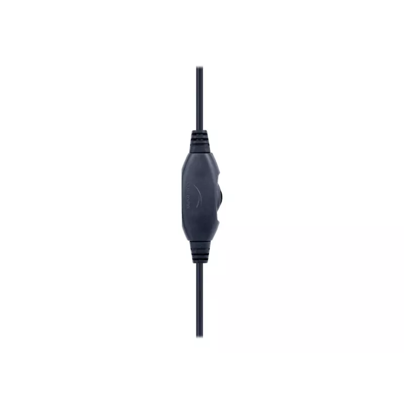 Laidinis žaidimų ausinių komplektas GEMBIRD GHS-05-B, uždengiančios ausines, 20–20000 Hz, 2 m laidas, 250 g, juoda/mėlyna