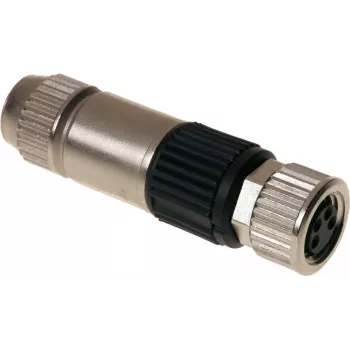 Harting 21 02 151 2405 Laido jungtis M8-S juoda - nikeliuota (21 02 151 2405)