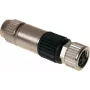 Harting 21 02 151 2405 Laido jungtis M8-S juoda - nikeliuota (21 02 151 2405)