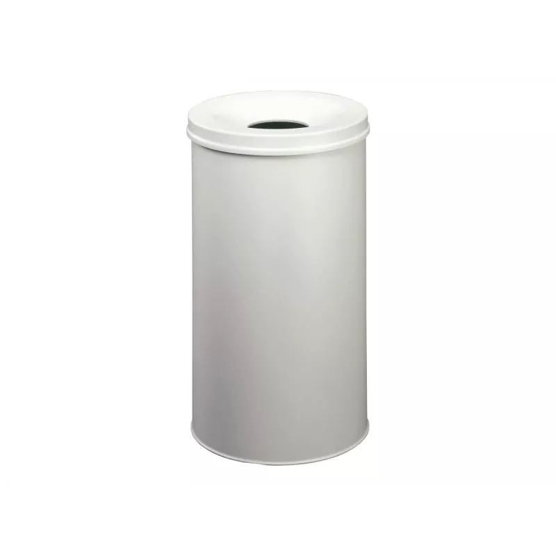 Durable 330710 šiukšliadėžė plieninė 60L apvali pilka