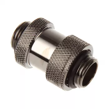Bitspower Aqua-Pipe II (22-31mm) AGB vandens jungtis - G1/4 colio, blizgi juoda