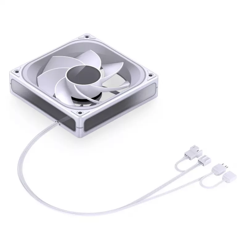 Ventiliatorius Jonsbo ZA-120 Reverse Blade PWM ARGB 120mm Baltas