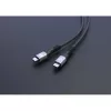 Manhattan Fast USB-C į USB-C laidas (240W), 1 m, 240W nešiojamojo kompiuterio įkrovimas + didelės spartos duomenys ir vaizdas, veikia su VISIEMS nešiojamiesiems (reikalingas papildomas USB-C 240W sieninis įkroviklis), 40 Gbps itin greiti perkėlimai, juoda