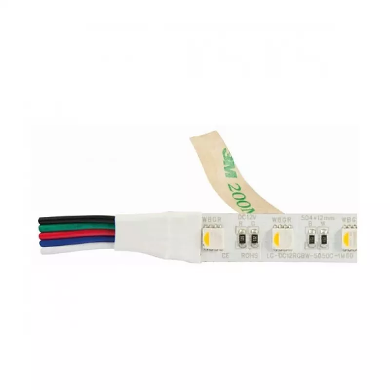 Synergy 21 LED Flex juosta 5050 - 60 RGB DC24V + RGB-W vienas lustas šilta balta IP68