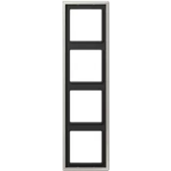 JUNG ES 2984. Produktfarbe: Schwarz, Edelstahl, Markenkompatibilität: JUNG, Material: Edelstahl. Breite: 81 mm, Höhe: 294 mm (ES2984)