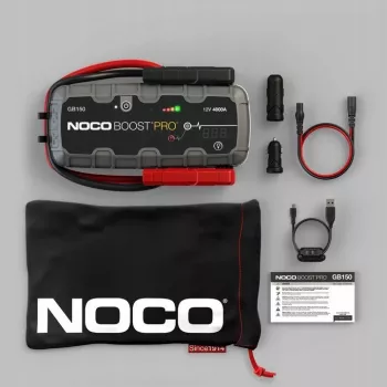 NOCO GB150 Boost 12V 3000A užvedimo starteris su integruota 12V/USB baterija