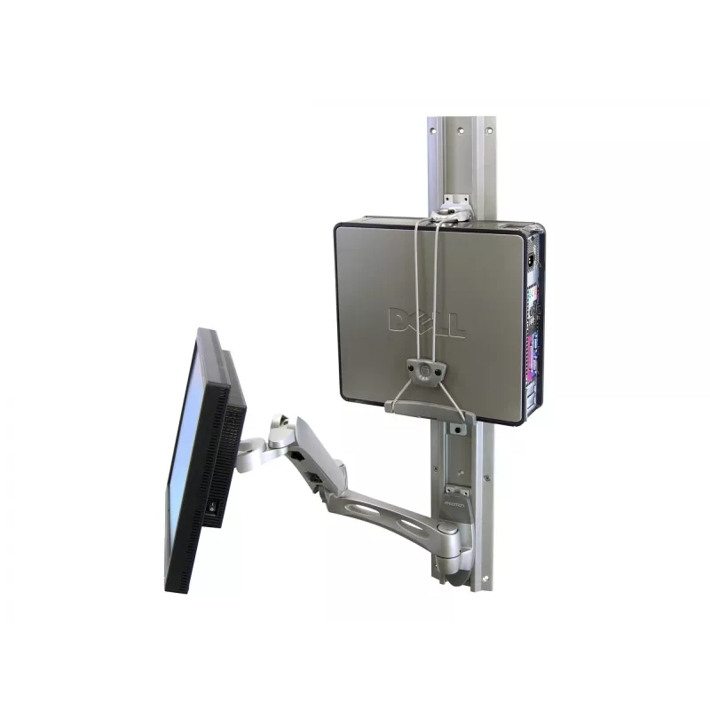 Ergotron Universal CPU Holder – universalus laikiklis kompiuterio korpusui po stalu