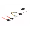 DeLOCK 5,25 colio mobilus diskų dėklas, skirtas 1 x 2,5 colio + 1 x 3,5 colio SATA HDD, su 2 x USB 3.0 prievadais (47209)