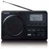 Nešiojamas radijas Lenco MPR-035BK – FM/AM, maitinimas iš tinklo arba baterijų, 2,5 colio LCD, 20 FM išankstinių nustatymų, 3,5 mm išėjimas