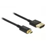 HDMI kabelis DeLOCK HDMI-A / HDMI Micro-D 3 m