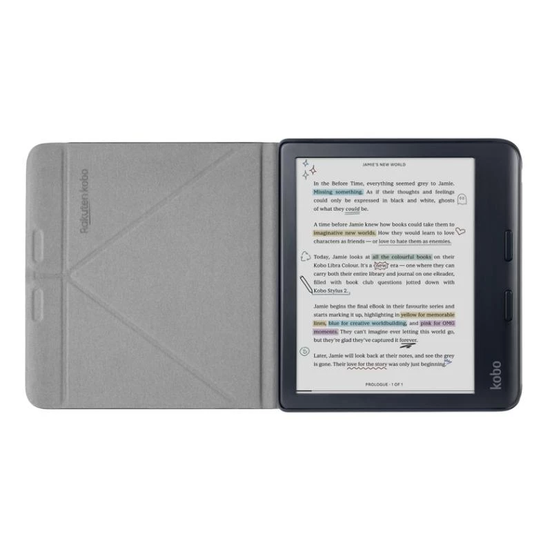 Folio dėklas „Rakuten Kobo SleepCover“ 17,8 cm juodas