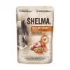 Šlapias kačių ėdalas SHELMA multipack 4×85 g – suaugusioms katėms, vištiena, kalakutiena, jautiena, antis, be grūdų