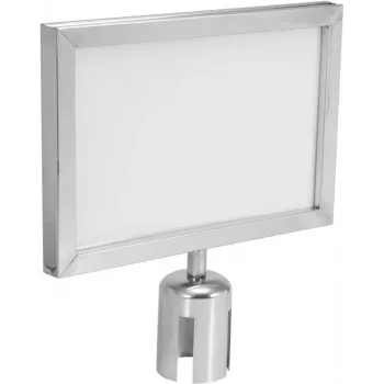 Signalas EUROLITE Hinweisschild barjerui 317×215 mm sidabrinis