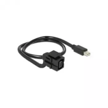 DeLOCK 86374 Mini DisplayPort kabelis 0,5 m juodas